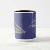 Darts Three darts on Custom background personalize マグカップ (中央)