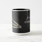 Darts Three darts on Custom background personalize マグカップ (中央)