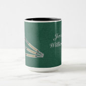 Darts Three darts on Custom background personalize マグカップ (中央)