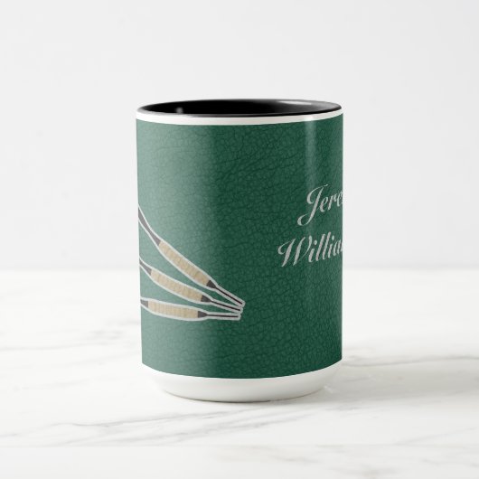 Darts Three darts on Custom background personalize マグカップ (中央)