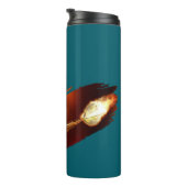 Darts - with Flaming Dart image - Personalize タンブラー (回転右)