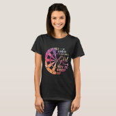 Darts Women Gift Arrows Field Team Play Like a Gir Tシャツ (正面フル)