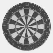 Dartscheibe Sticker ラウンドシール (正面)