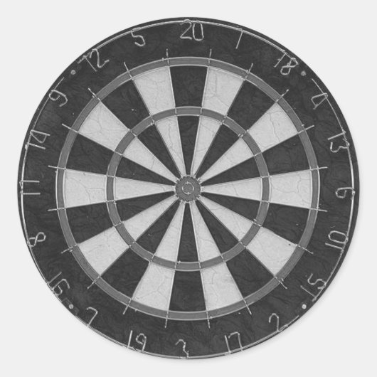 Dartscheibe Sticker ラウンドシール (正面)