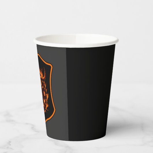 Dartscheibe Wappen Stier Darts Spezialdesign 紙コップ (左)