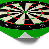 darttarget_Vector_Clip art DARTS DARTBOARD TARGET ポスター (角)