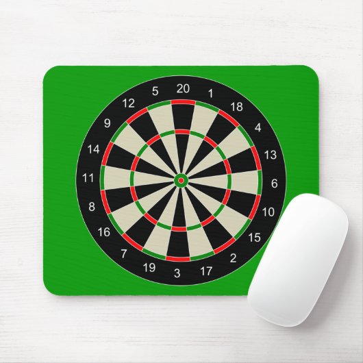 darttarget_Vector_Clip art DARTS DARTBOARD TARGET マウスパッド (マウス)