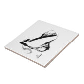 Darumaの禅の黙想 タイル (側面)