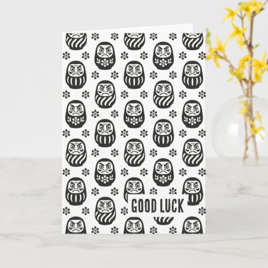 Daruma カード (黄色い花)