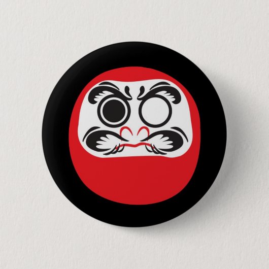Daruma 缶バッジ (正面)