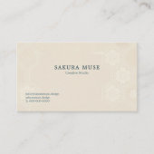 Daruma & Hidden Cat Business Cards 名刺 (正面)