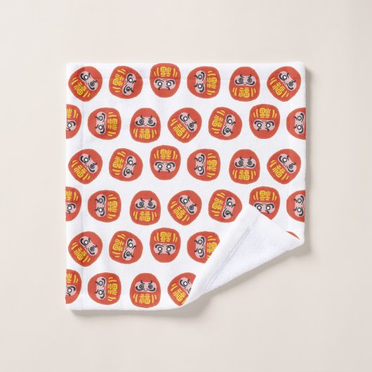Daruma Rolling バスタオルセット (ウォッシュタオル)