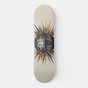 Daruma Skateboard – Japanese Ukiyo-e Inspired Art スケートボード