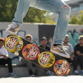 Daruma Skateboard – Japanese Ukiyo-e Inspired Art スケートボード