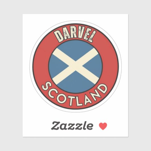 Darvel, Scotland シール (シート)
