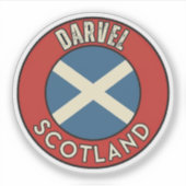 Darvel, Scotland シール (正面)
