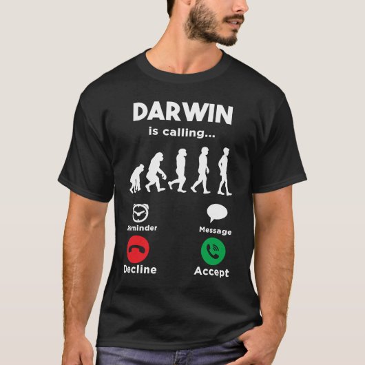 Darwin Is Calling 2022 Tシャツ (正面)