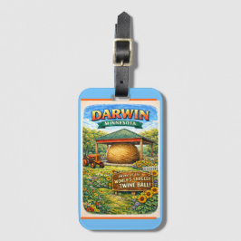 Darwin, MN Minnesota Ball of Twine Luggage Tag ラゲッジタグ