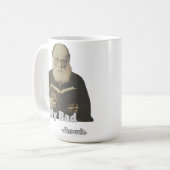 Darwin “My Bad!” Mug- Evolutionary Humor  コーヒーマグカップ (正面左)