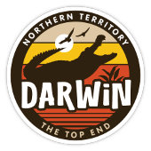 Darwin, Northern Territory Australiaステッカー シール