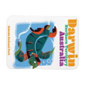 Darwin, Northern Territory Australia旅行ポスター マグネット (横)