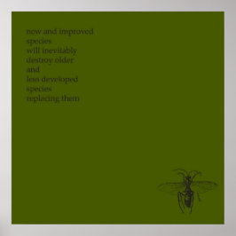 Darwin Origin of Species ポスター