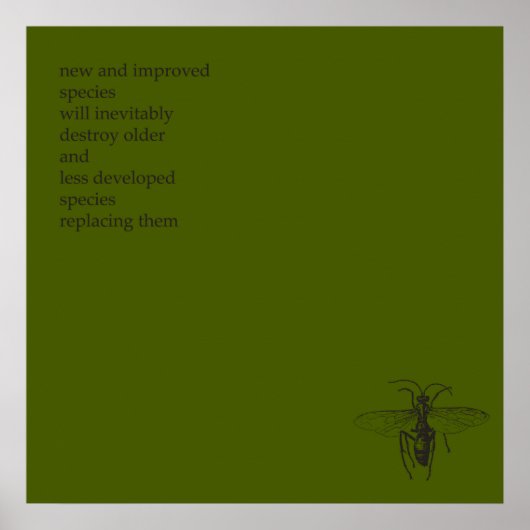 Darwin Origin of Species ポスター (正面)