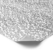 Darwin portrait made of 'Origin of Species' text ポスター (角)