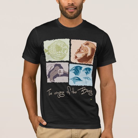 Darwin, The Voyage of the Beagle Tシャツ (正面)