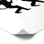 Darwinian Evolution of Rap "RAPPER" Art Poster ポスター (角)