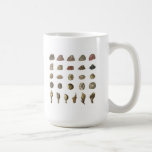 Darwin's Barnacle mug (white) コーヒーマグカップ<br><div class="desc">Mug with illustration from Charles Darwin's barnacle monograph (image assorted from different page). Perfect gift for anyone who loves nature.</div>