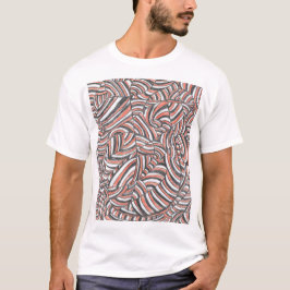 Darya | アブストラクト ハンドドローンスウェット tシャツ