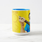 Daryl Shawn 100日のライブミュージックコーヒーマグ ツートーンマグカップ (中央)