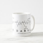 Daryleペプチド名mag コーヒーマグカップ (正面右)