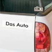 Dasの自動車 バンパーステッカー (トラック上)