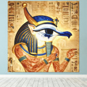 Das Ägyptische Auge キャンバスプリント (インサイチュ (ウッドフロア))
