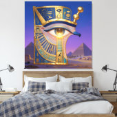 Das Ägyptische Auge  キャンバスプリント (インサイチュ (寝室))