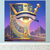 Das Ägyptische Auge  キャンバスプリント (インサイチュ (ウッドフロア))