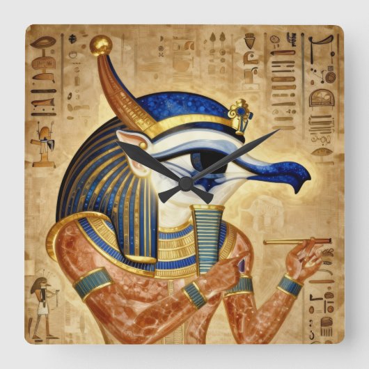 Das Ägyptische Auge  スクエア壁時計 (正面)