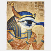 Das Ägyptische Auge フリースブランケット (正面)