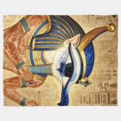 Das Ägyptische Auge フリースブランケット (正面(横))