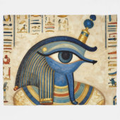 Das Ägyptische Auge´1 フリースブランケット (正面(横))