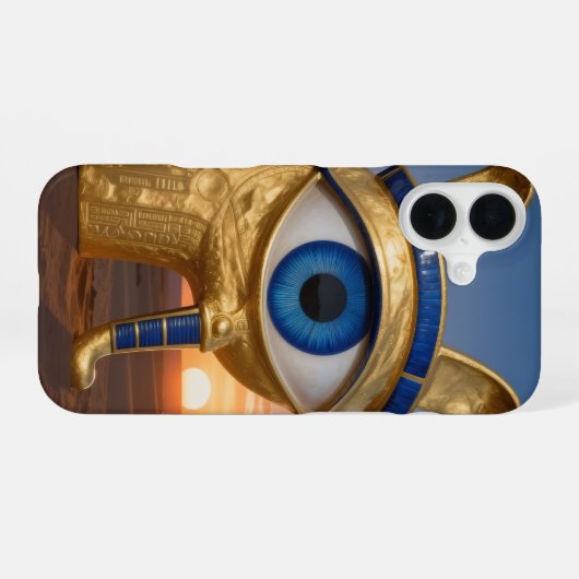Das Ägyptische Auge´3 iPhone 16ケース (裏面横)