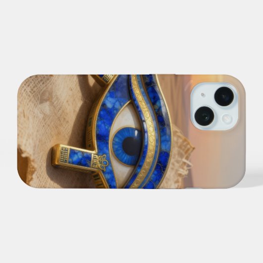 Das Ägyptische Auge´9 iPhone 15ケース (裏面横)