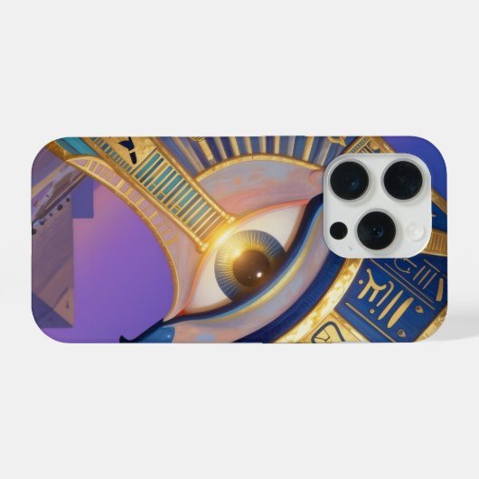 Das Ägyptische Auge iPhoneケース (裏面横)