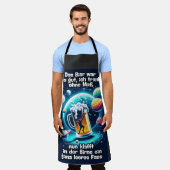 Das Bier im Kopf エプロン (着用した状態)