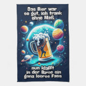 Das Bier im Kopf  キッチンタオル (縦)