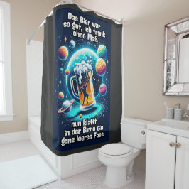 Das Bier im Kopf シャワーカーテン