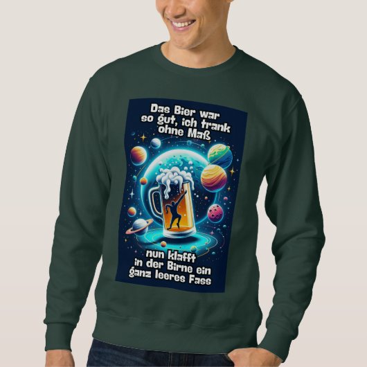Das Bier im Kopf  スウェットシャツ (正面)