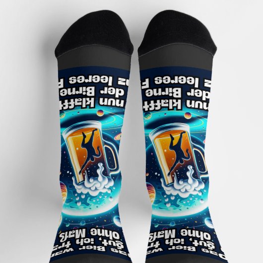 Das Bier im Kopf ソックス (上部)